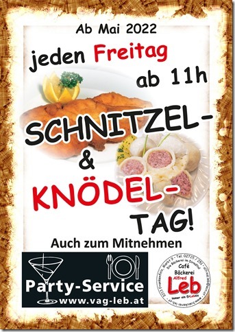 Schnitzel- und Knödeltag Schnitzel- und Knödeltag