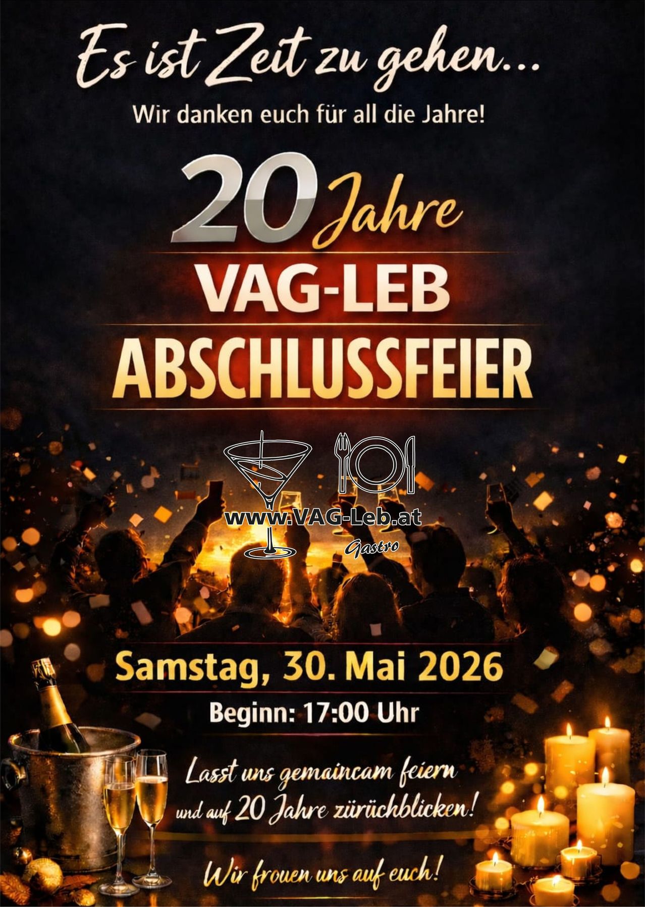 VAG Abschlussfeier Flyer